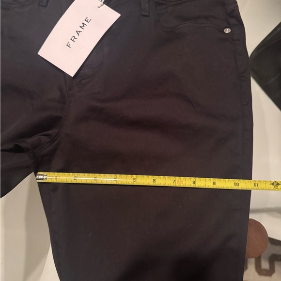 NWT Frame Denim Le High Flare Black Jeans, Size 31 - Picture 10 of 10